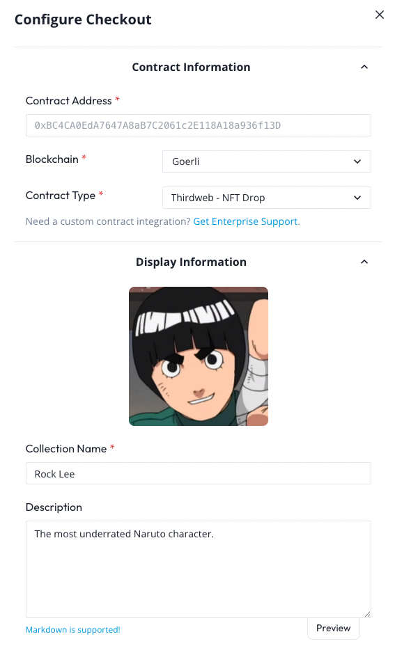 Configure Paper checkout details