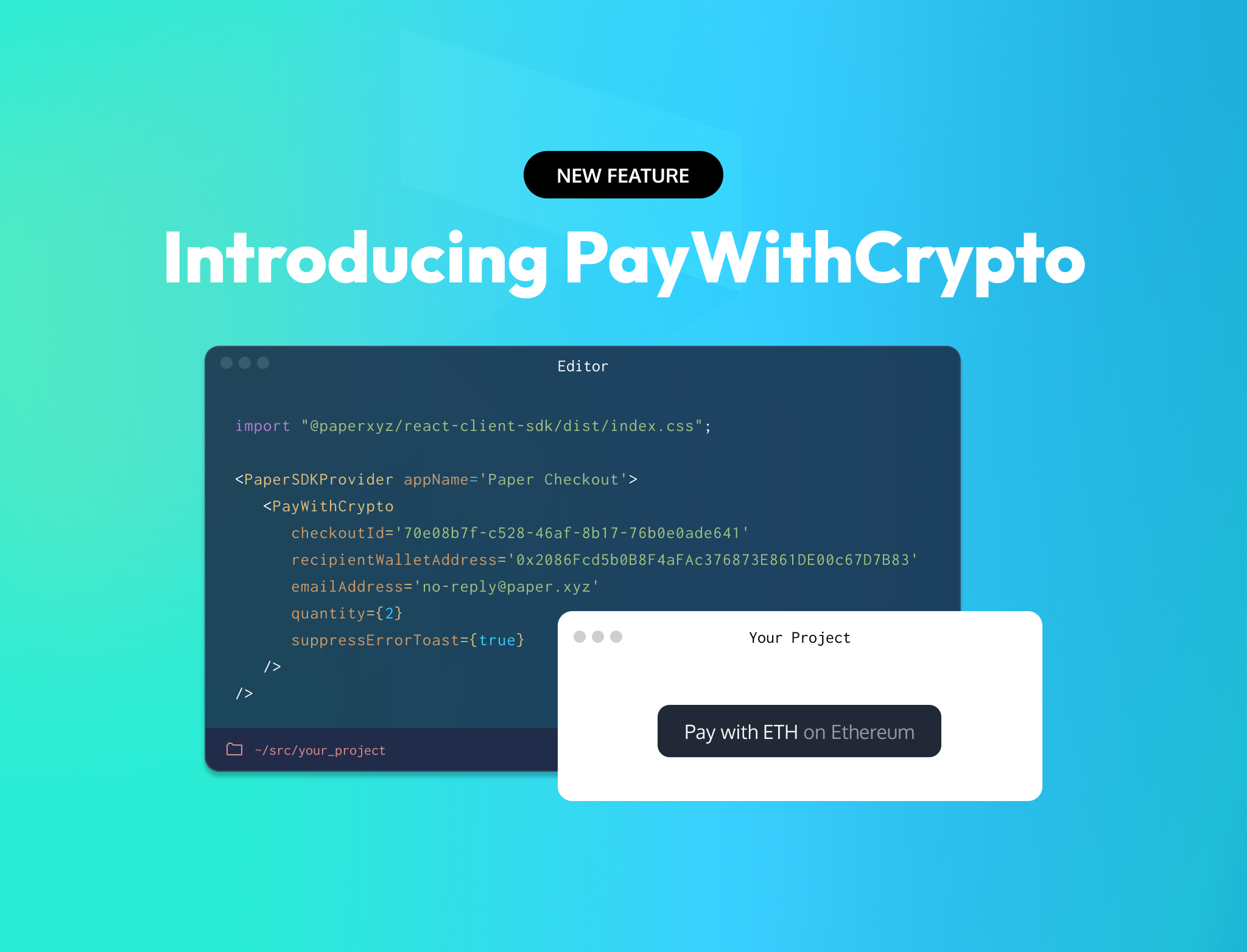 Introducing PayWithCrypto