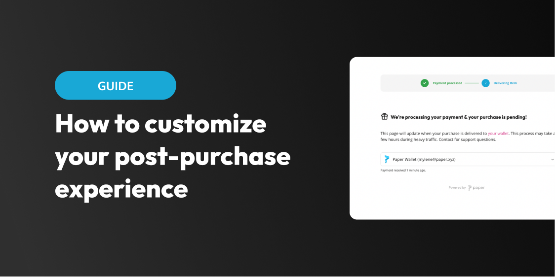 How to Customize Your Post-Purchase Checkout Experience